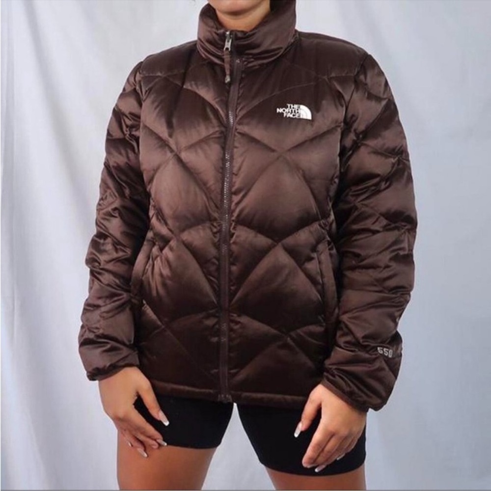 The North Face Chocolate Puffer Jacket